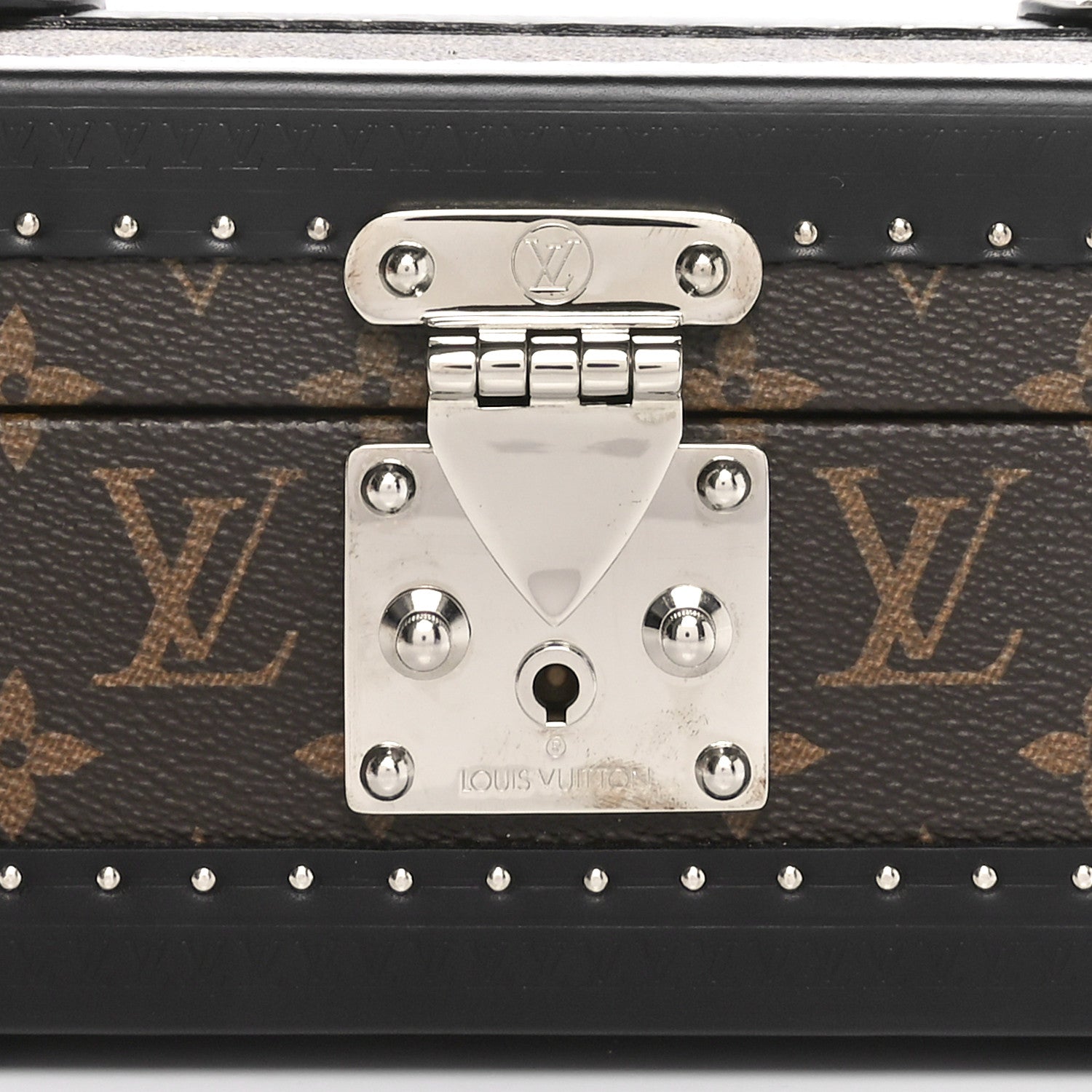 Louis Vuitton Monogram Macassar Coffret Tresor 20 Case 7 of 10