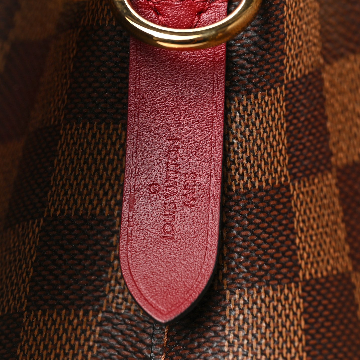 Damier Ebene Neonoe MM Cherry Berry