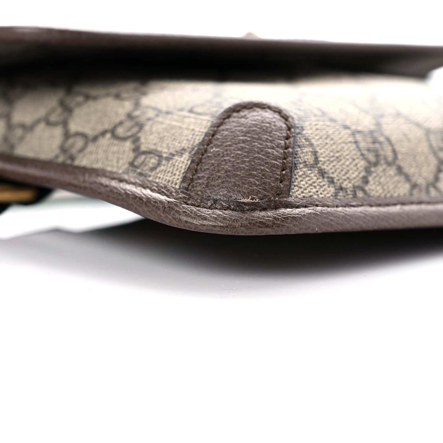 Gucci GG Supreme Monogram Neo Vintage Web Belt Bag Brown 9 of 13
