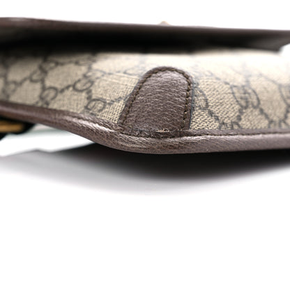 Gucci GG Supreme Monogram Neo Vintage Web Belt Bag Brown 9 of 13