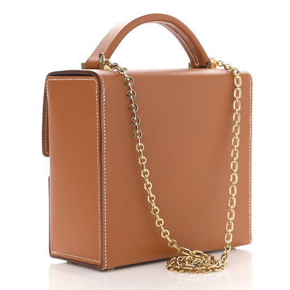 Hermes Epsom Cinhetic Boxy Top Handle Bag Gold 3 of 11