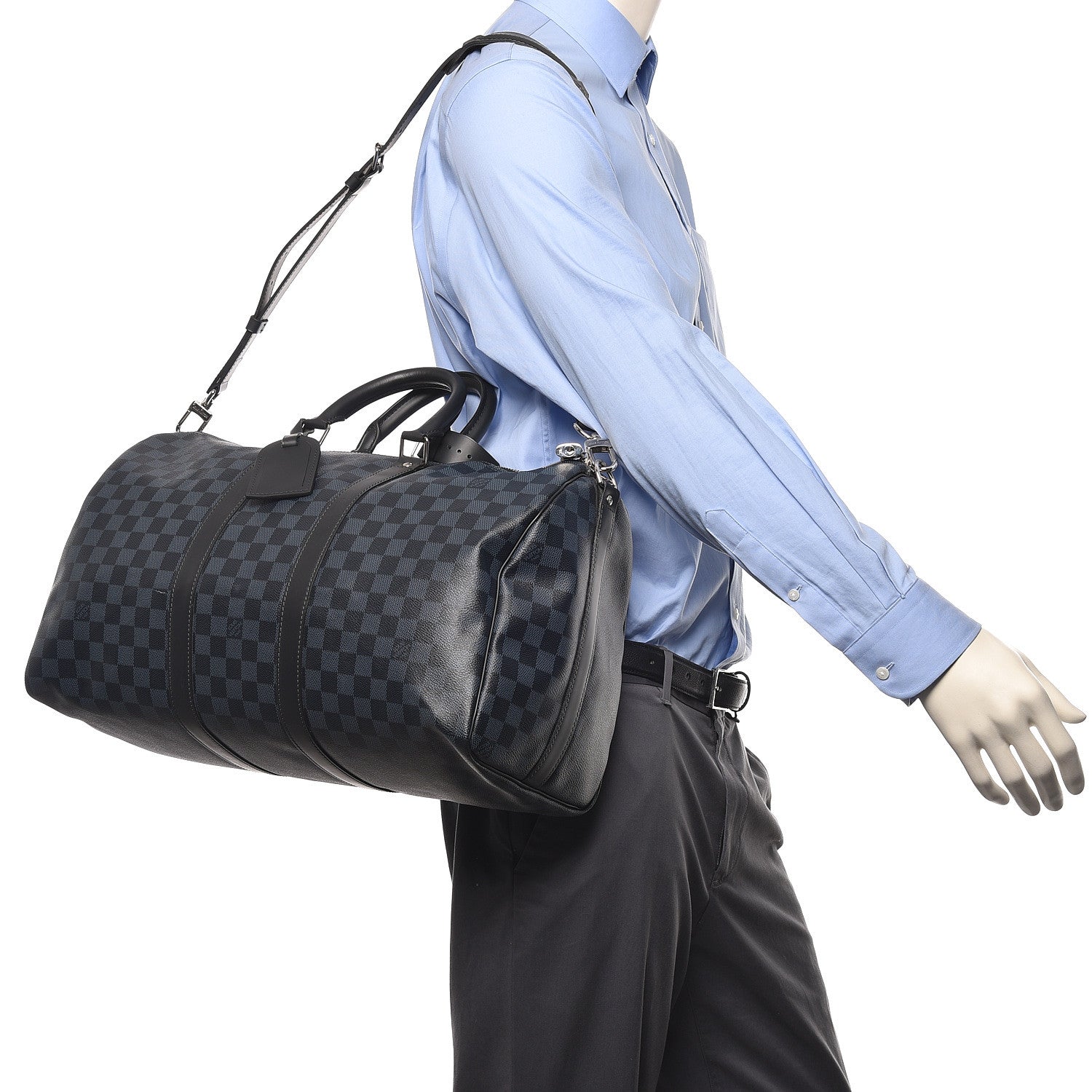 Louis Vuitton Damier Cobalt Keepall Bandouliere 45 2 of 18
