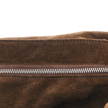 The Row Suede Bindle Bag Espresso 6 of 8