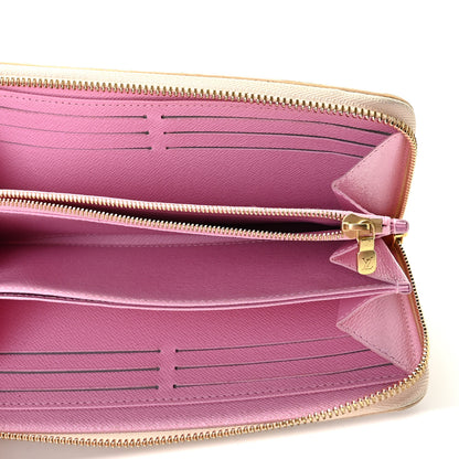 Louis Vuitton Damier Azur 2016 Christmas Animation Zippy Wallet Rose Ballerine 11 of 11