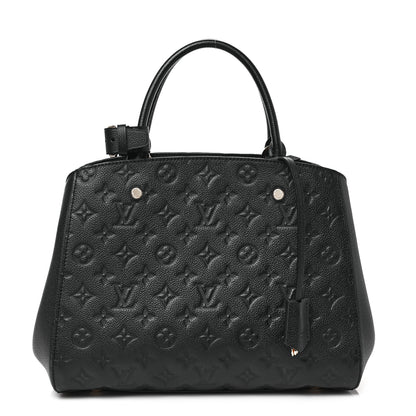 Louis Vuitton Empreinte Montaigne MM Black 1 of 8