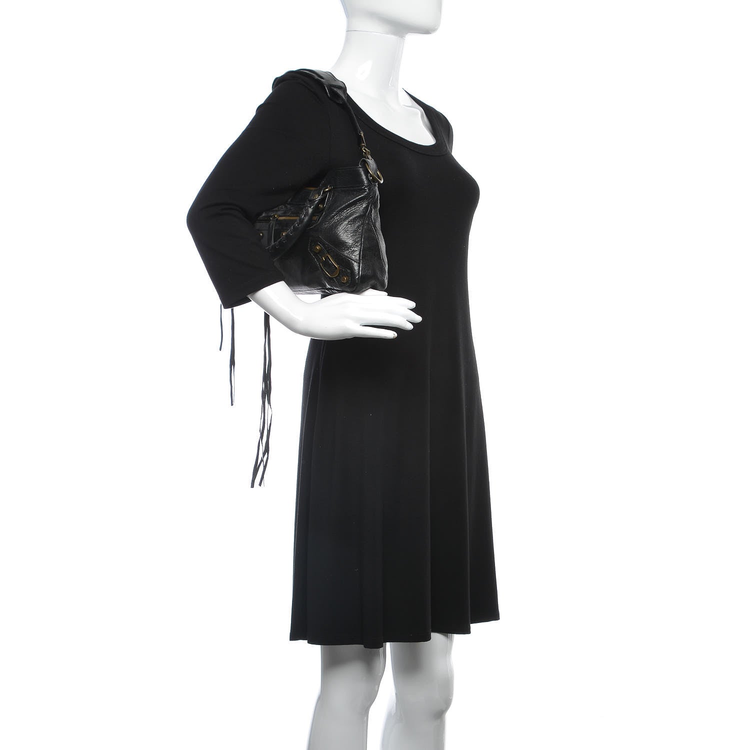 Balenciaga Agneau Classic Hardware Town Black 2 of 8