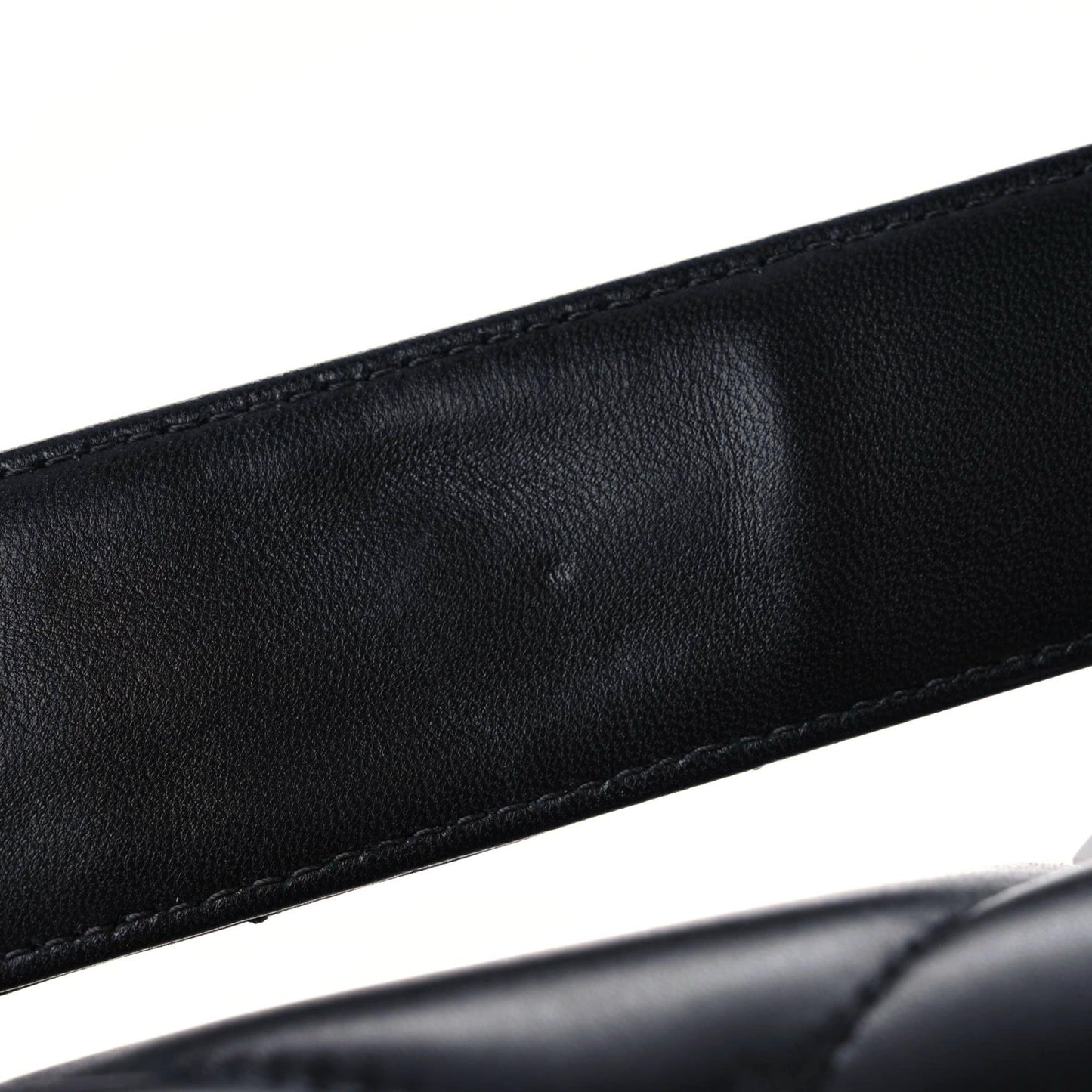 Nappa Monochrome Large Roman Stud Shoulder Bag Black