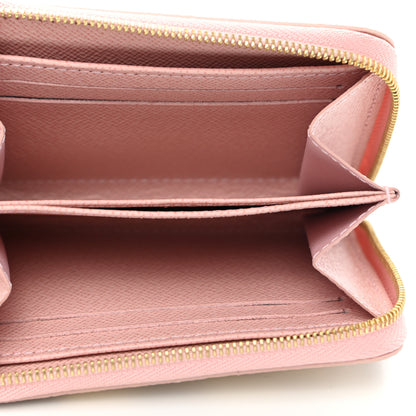 Louis Vuitton Damier Azur Zippy Coin Purse Rose Ballerine 5 of 7