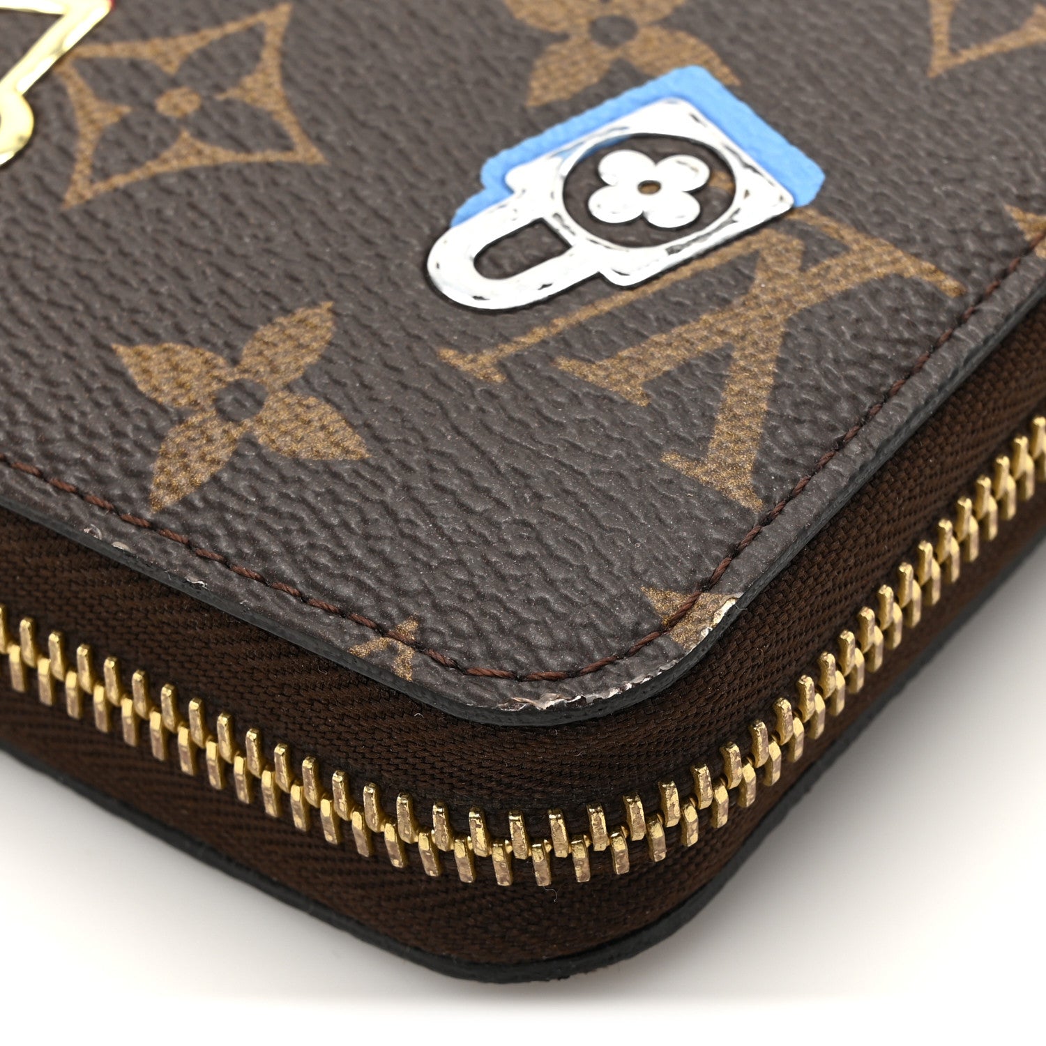 Louis Vuitton Monogram LV Love Lock Zippy Wallet 1779124