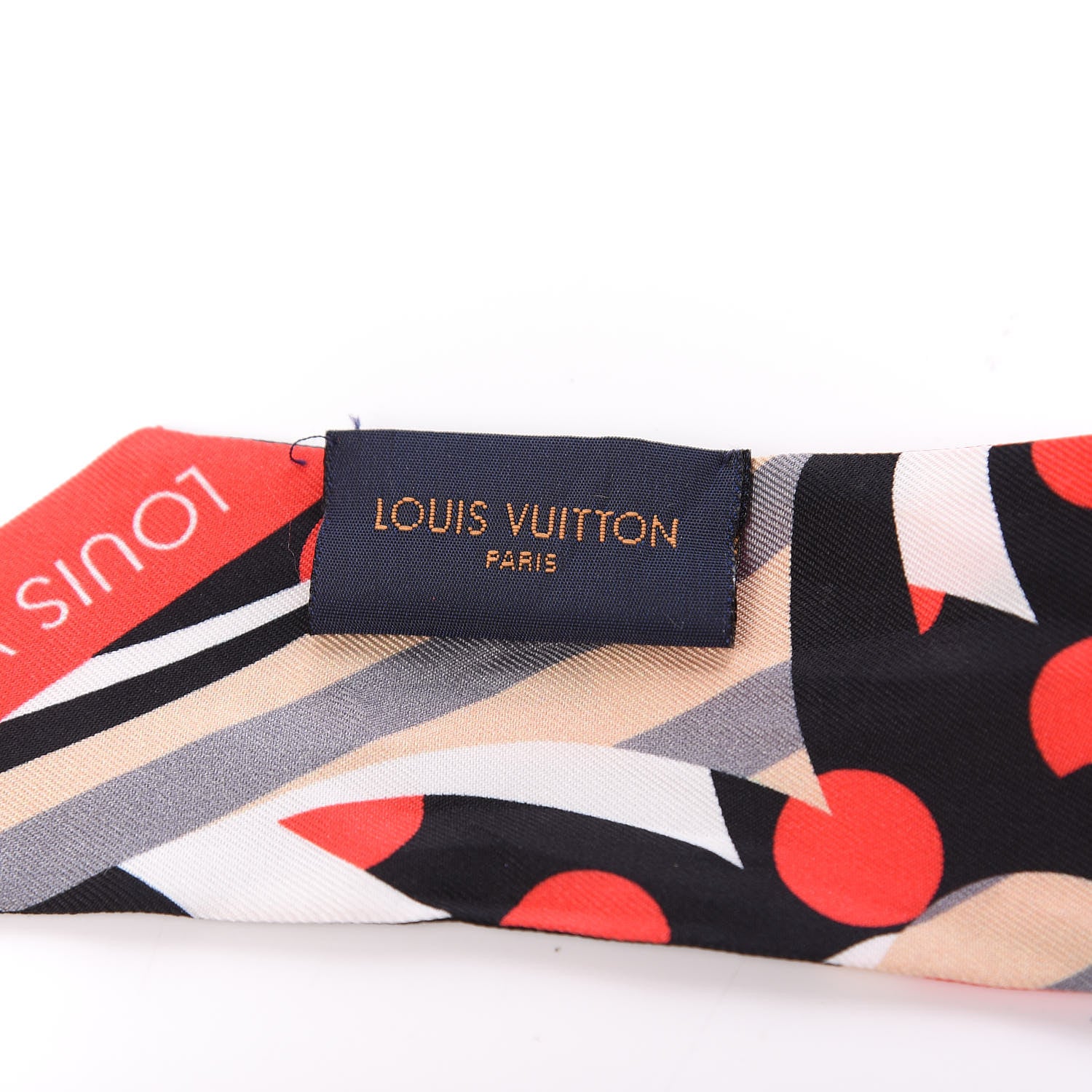 Louis Vuitton Silk Pop Monogram BB Bandeau Red 4 of 5