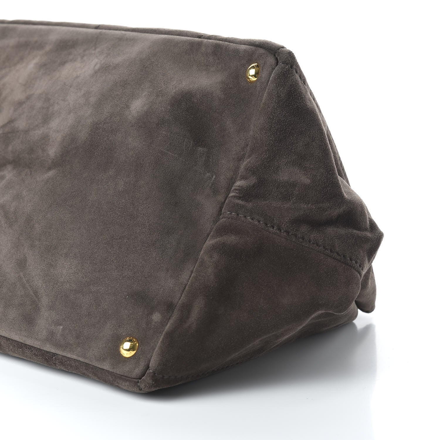 Prada Scamosciato Logo Tote Grafite 7 of 9