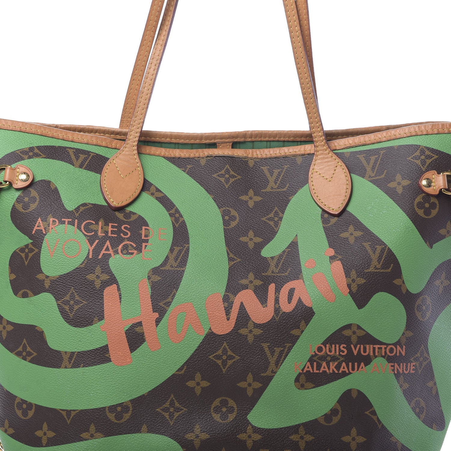 Louis Vuitton Monogram Tahitienne Hawaii Neverfull MM 10 of 12