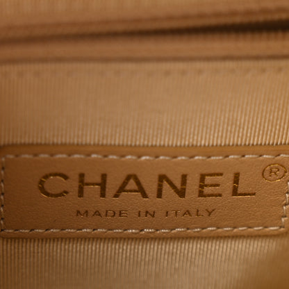Chanel Calfskin Quilted Enchained Camera Case Bag White 5 of 12