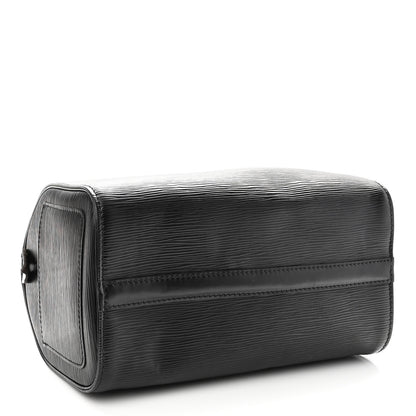 Louis Vuitton Epi Speedy 25 Black 4 of 10