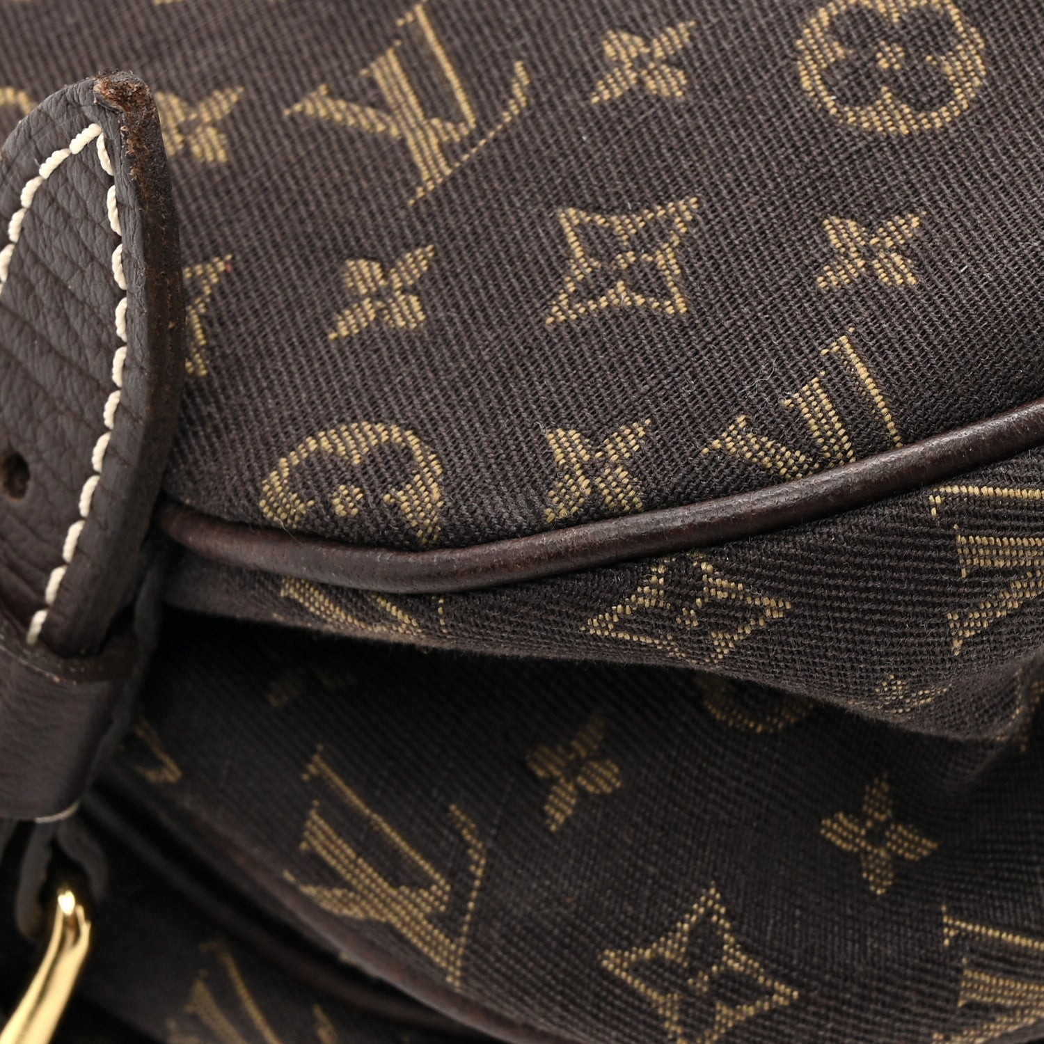 Louis Vuitton Monogram Mini Lin Saumur Ebene 11 of 17
