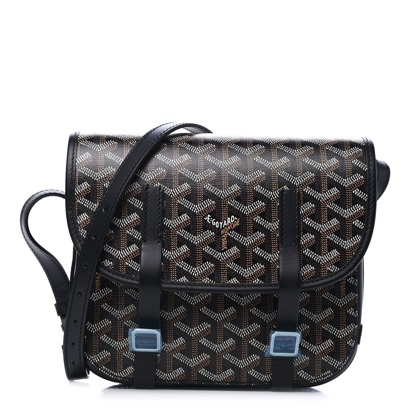 Goyardine Belvedere PM Messenger Bag Black