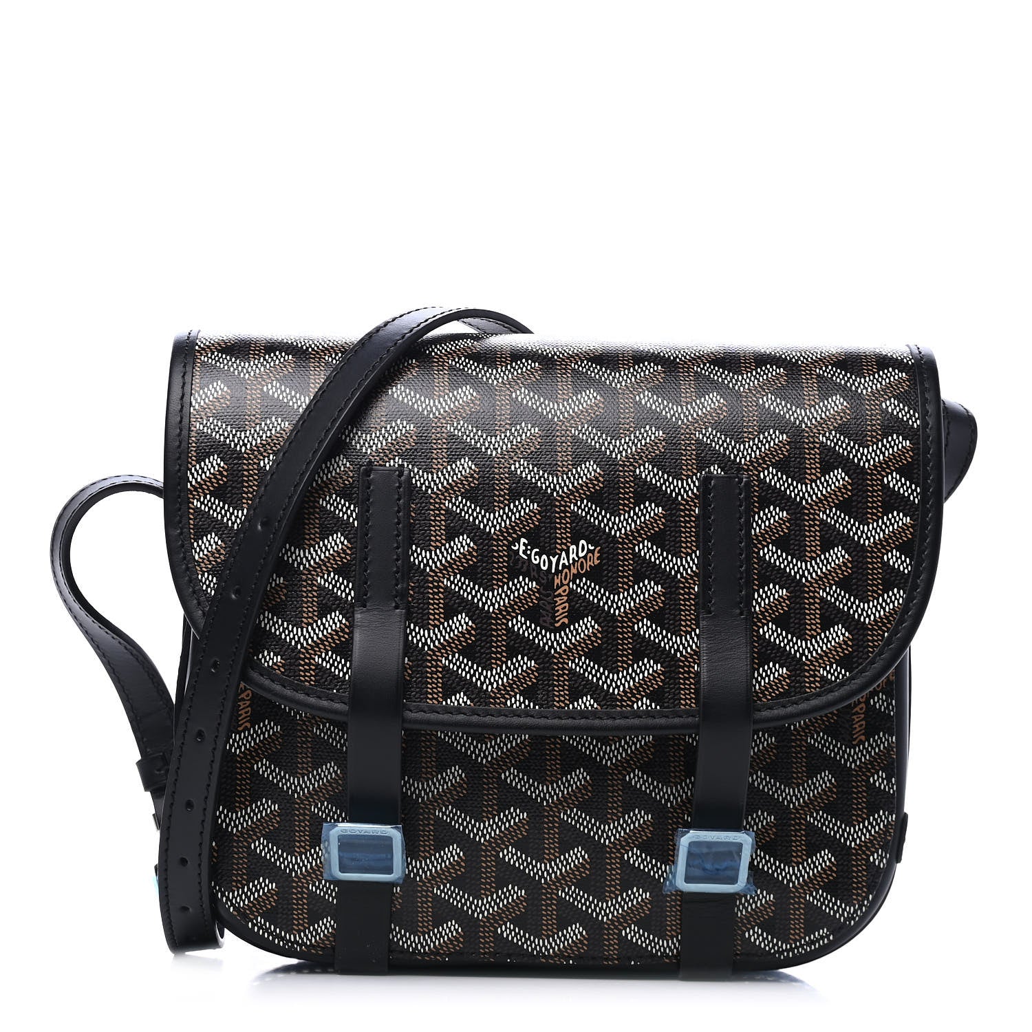 Goyard Goyardine Belvedere PM Messenger Bag Black 1 of 5
