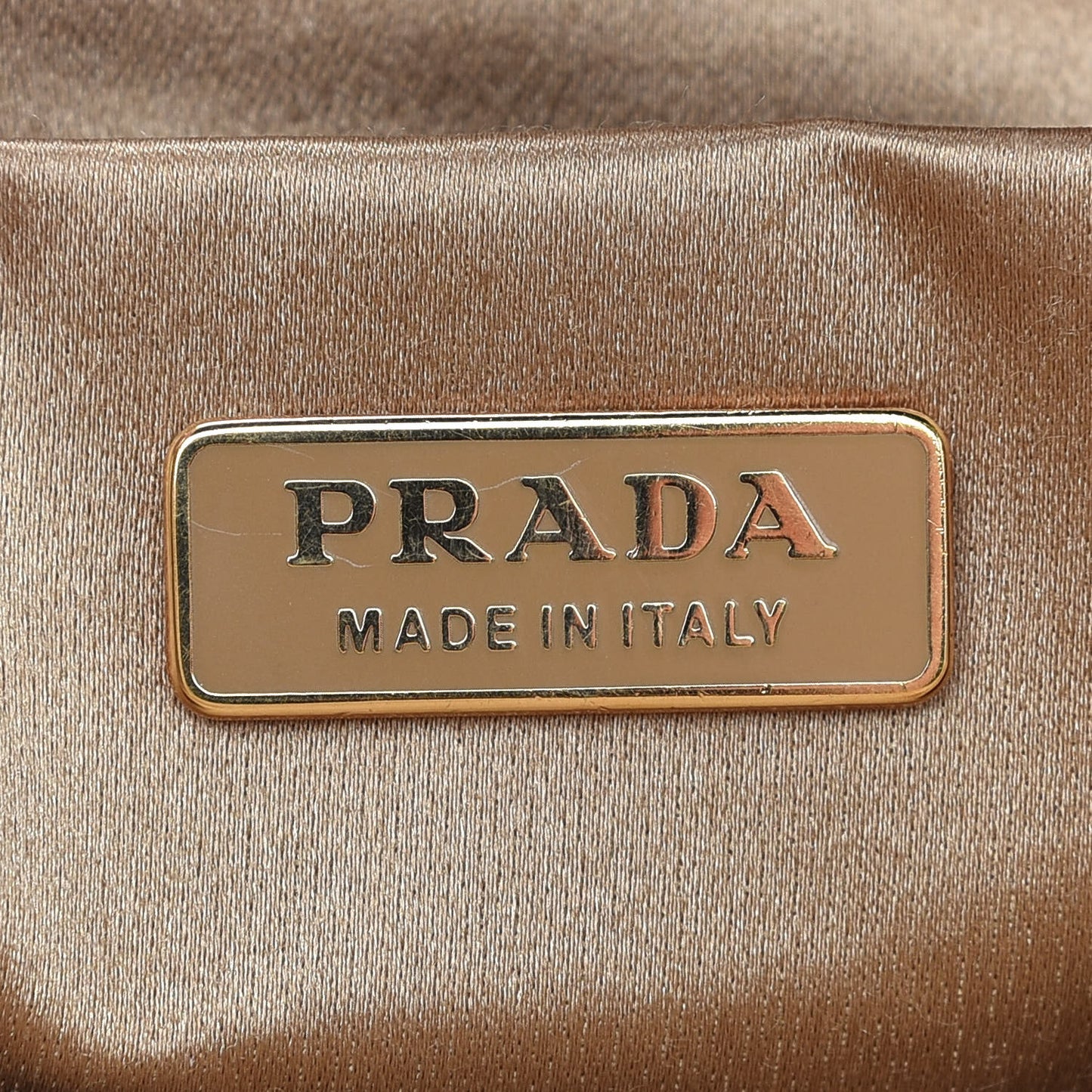 Calfskin Studded Handbag Beige