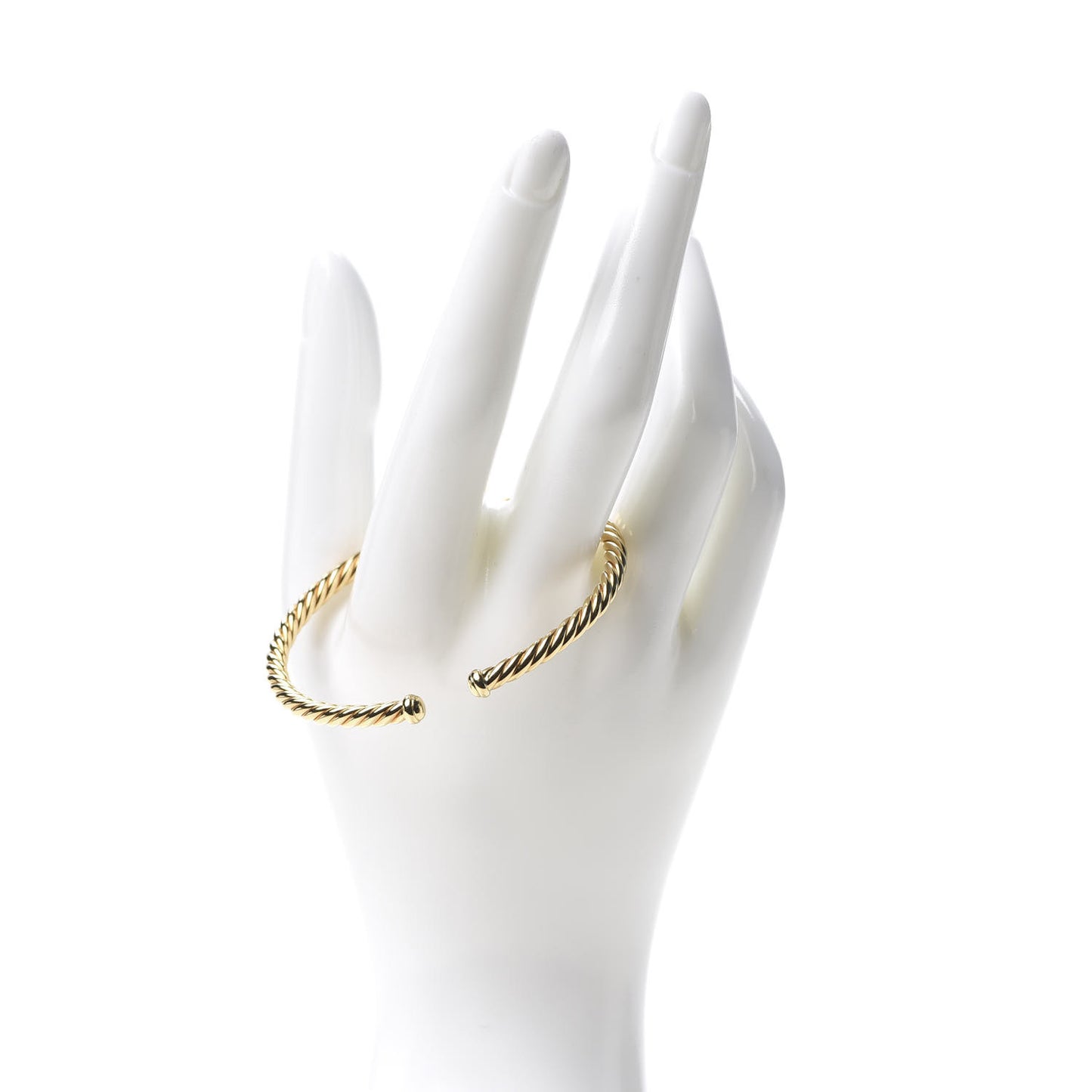 18K Yellow Gold 4mm Cablespira Bracelet