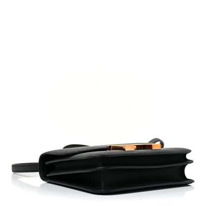 Hermes Epsom Constance 18 Black 4 of 10