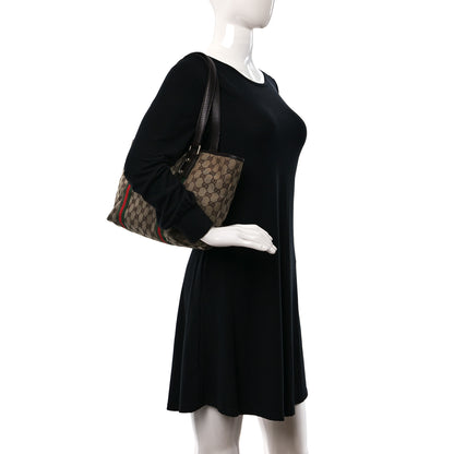Gucci Monogram Medium Jolicoeur Tote Dark Brown 3 of 13