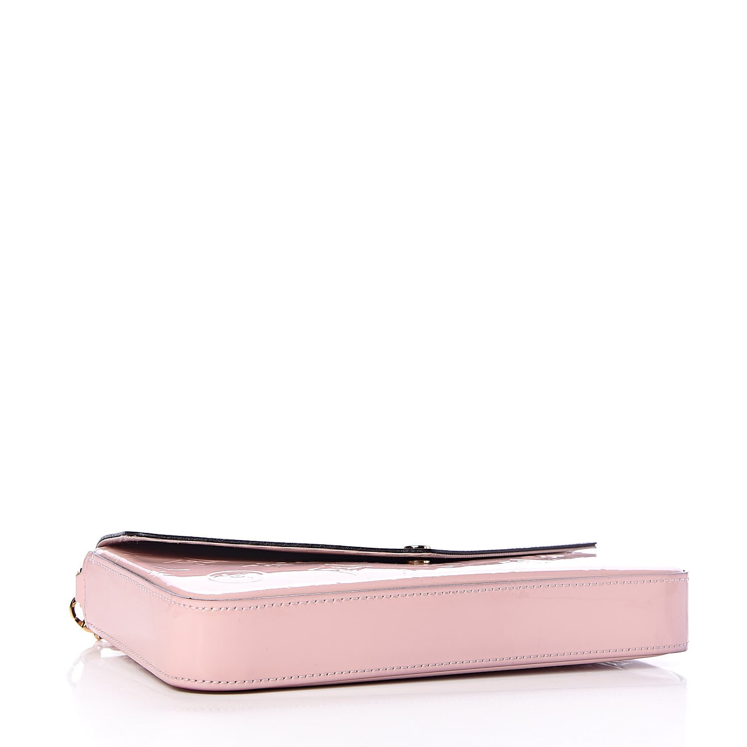 Louis Vuitton Vernis Felicie Chain Wallet Rose Ballerine 4 of 15