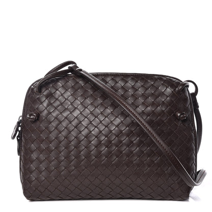 Bottega Veneta Nappa Intrecciato Pillow Crossbody Messenger Ebano 1 of 11