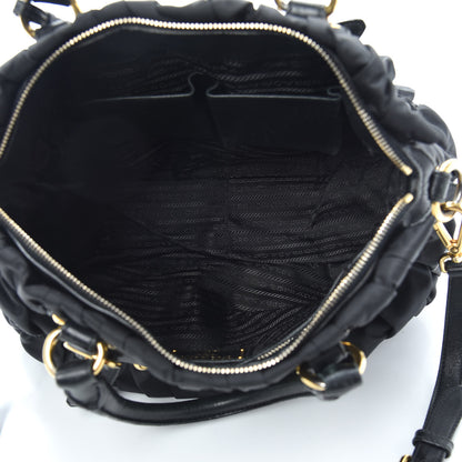 Prada Tessuto Nylon Gaufre Tote Black 5 of 9