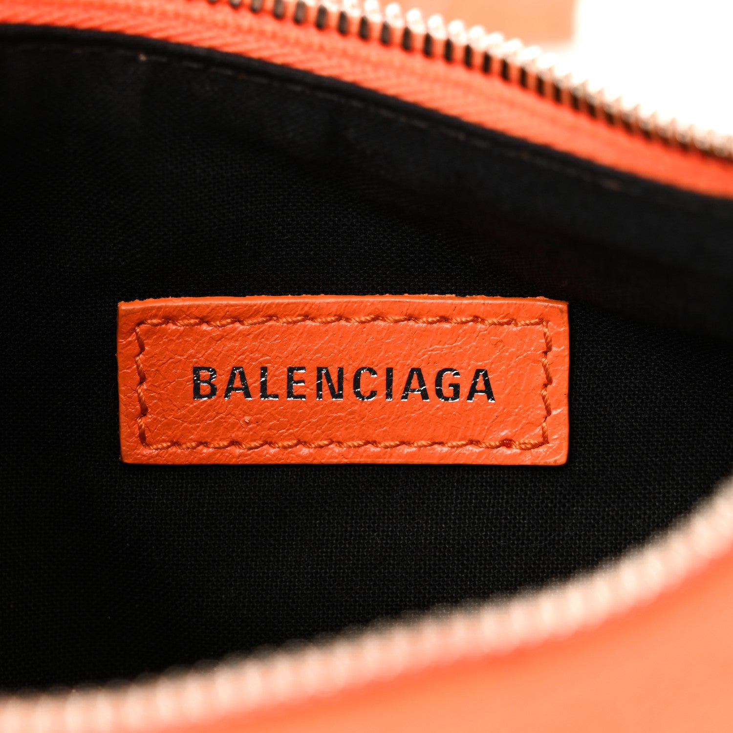 Balenciaga Agneau Arena Le Cagole Shoulder Bag XS Orange 1756112