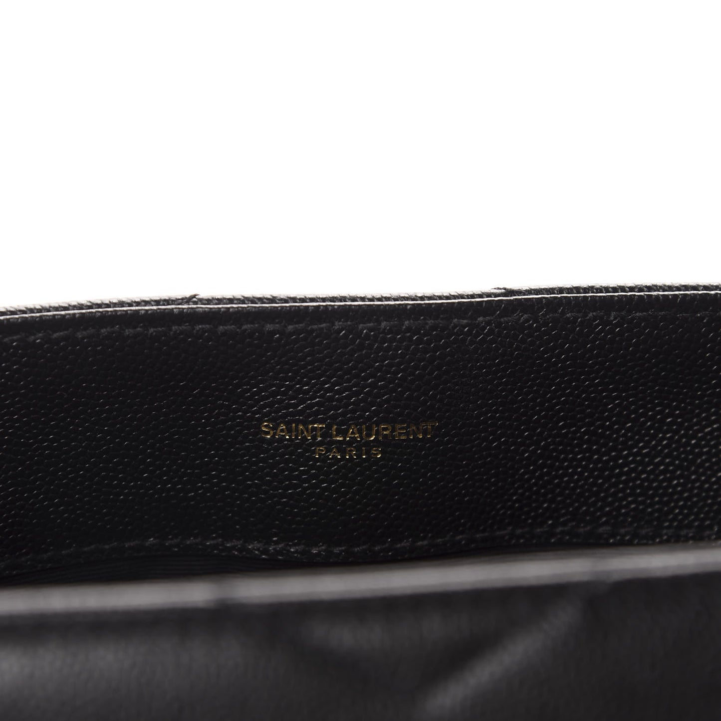 Grain de Poudre Calfskin Y Quilted Monogram Medium Loulou Chain Satchel Black
