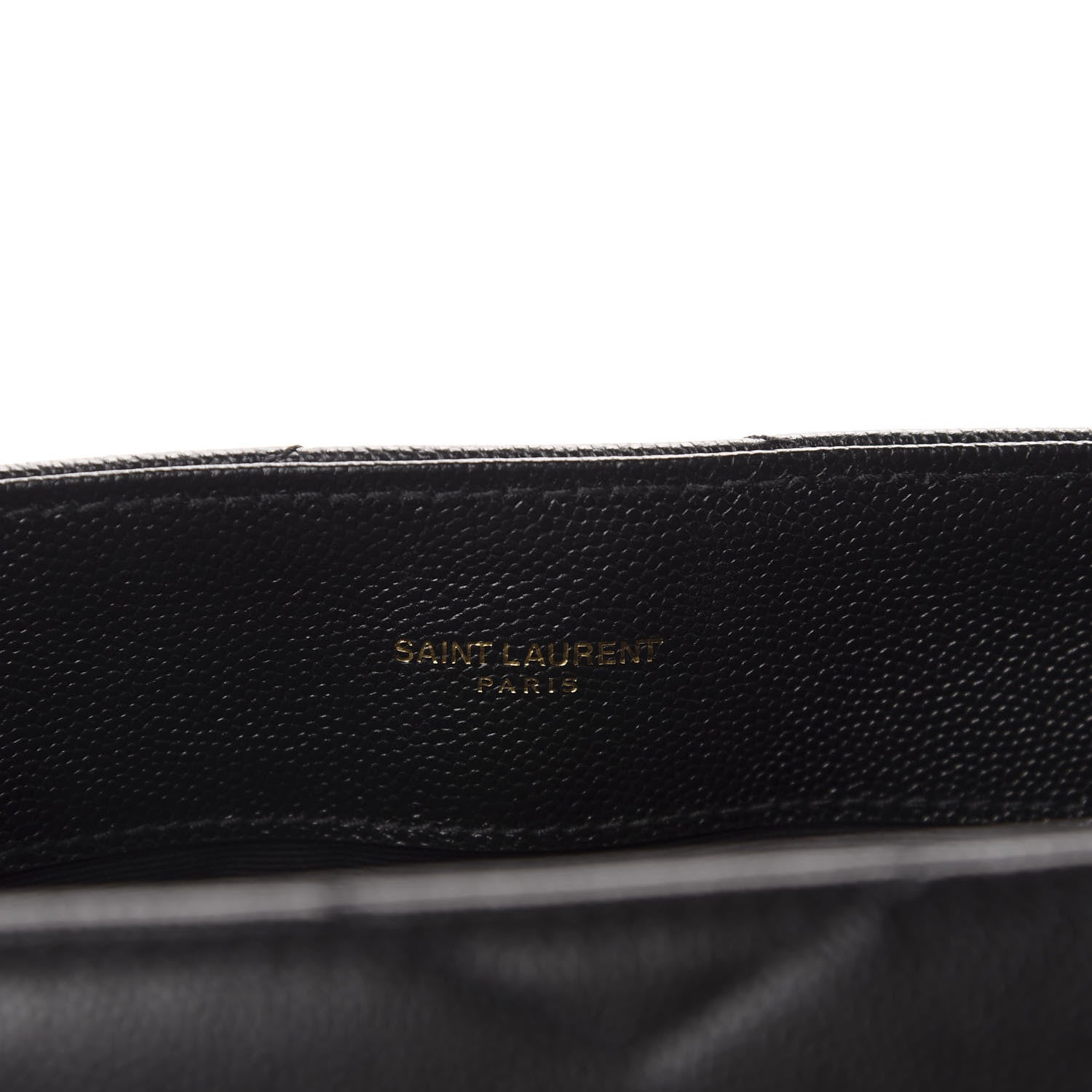 Saint Laurent Grain de Poudre Calfskin Y Quilted Monogram Medium Loulou Chain Satchel Black 9 of 11