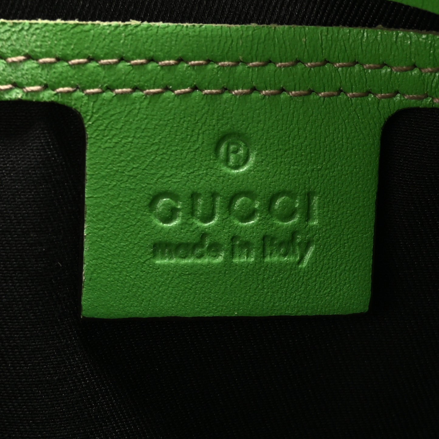 GG Plus Monogram Web Stripe Medium Joy Boston Green