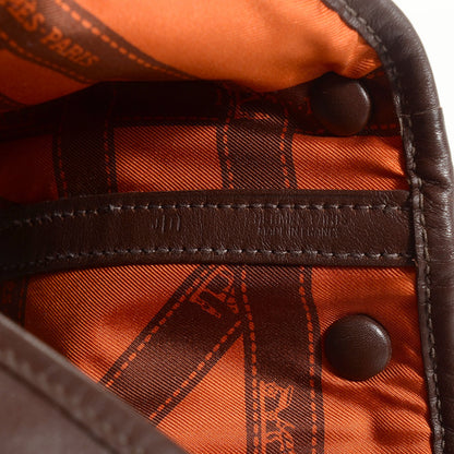 Hermes Veau Swift Bolduc Twilly Garden Party TTPM Tote Chocolate 7 of 12