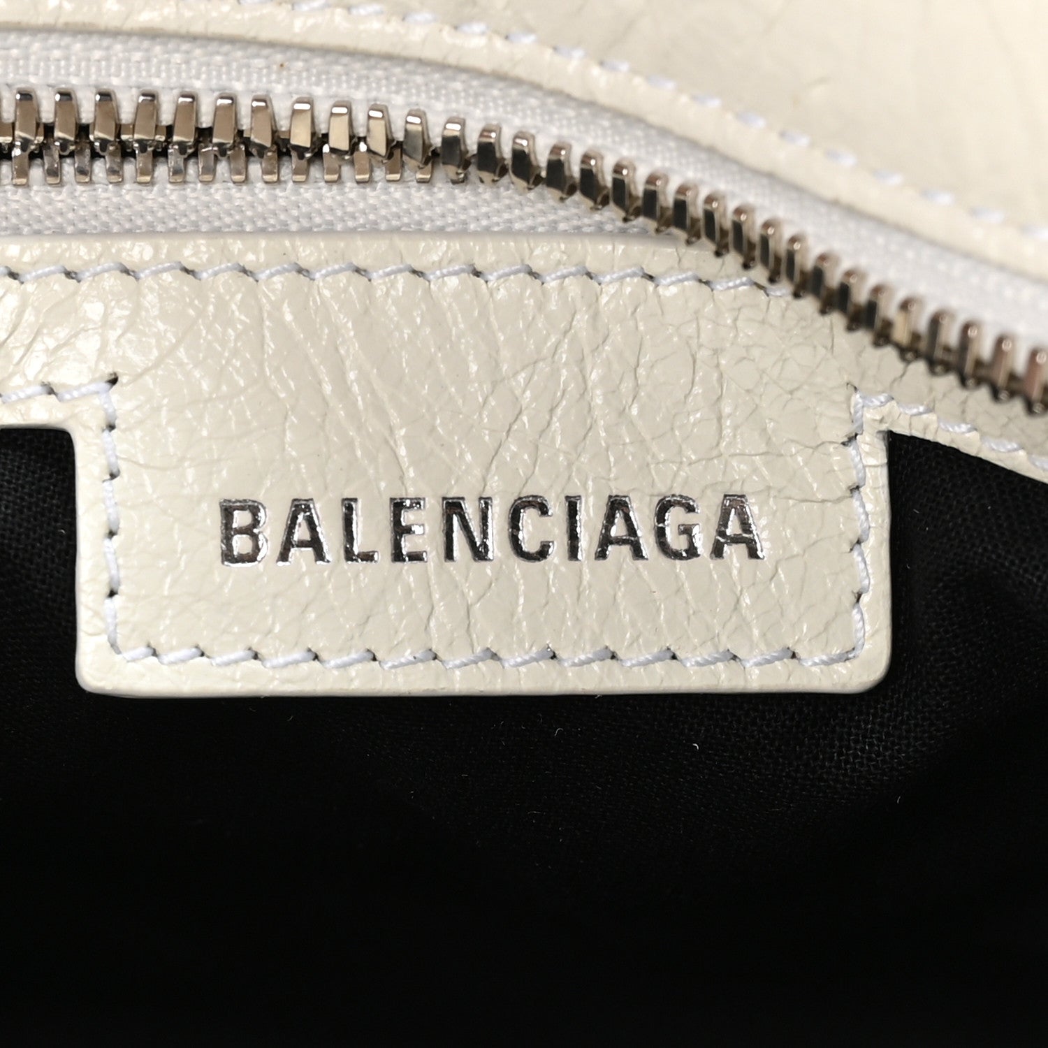 Balenciaga Agneau Arena Neo Cagole Handbag XS Optic White 7 of 11