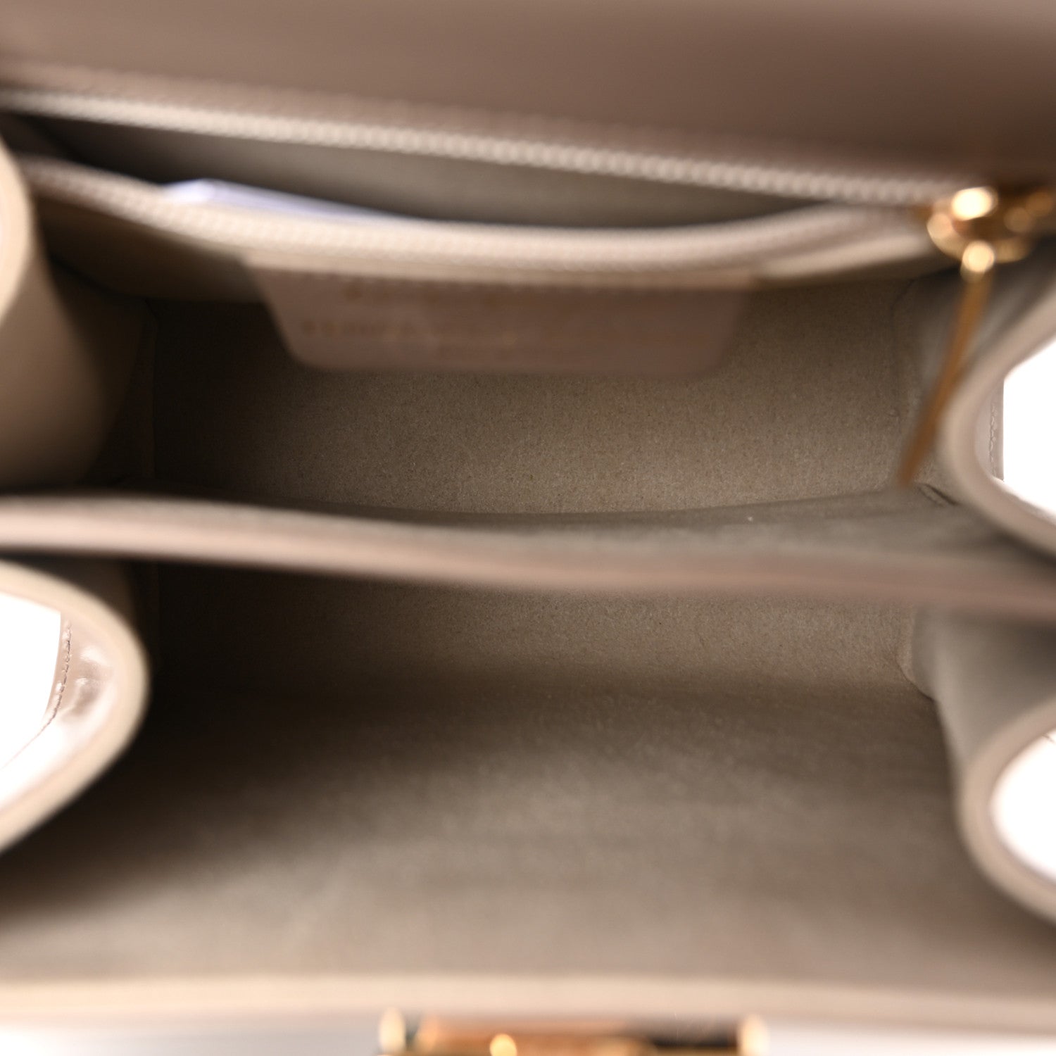 Salvatore Ferragamo Brushed Off Calfskin Small Iconic Top Handle Bag Grey 5 of 10