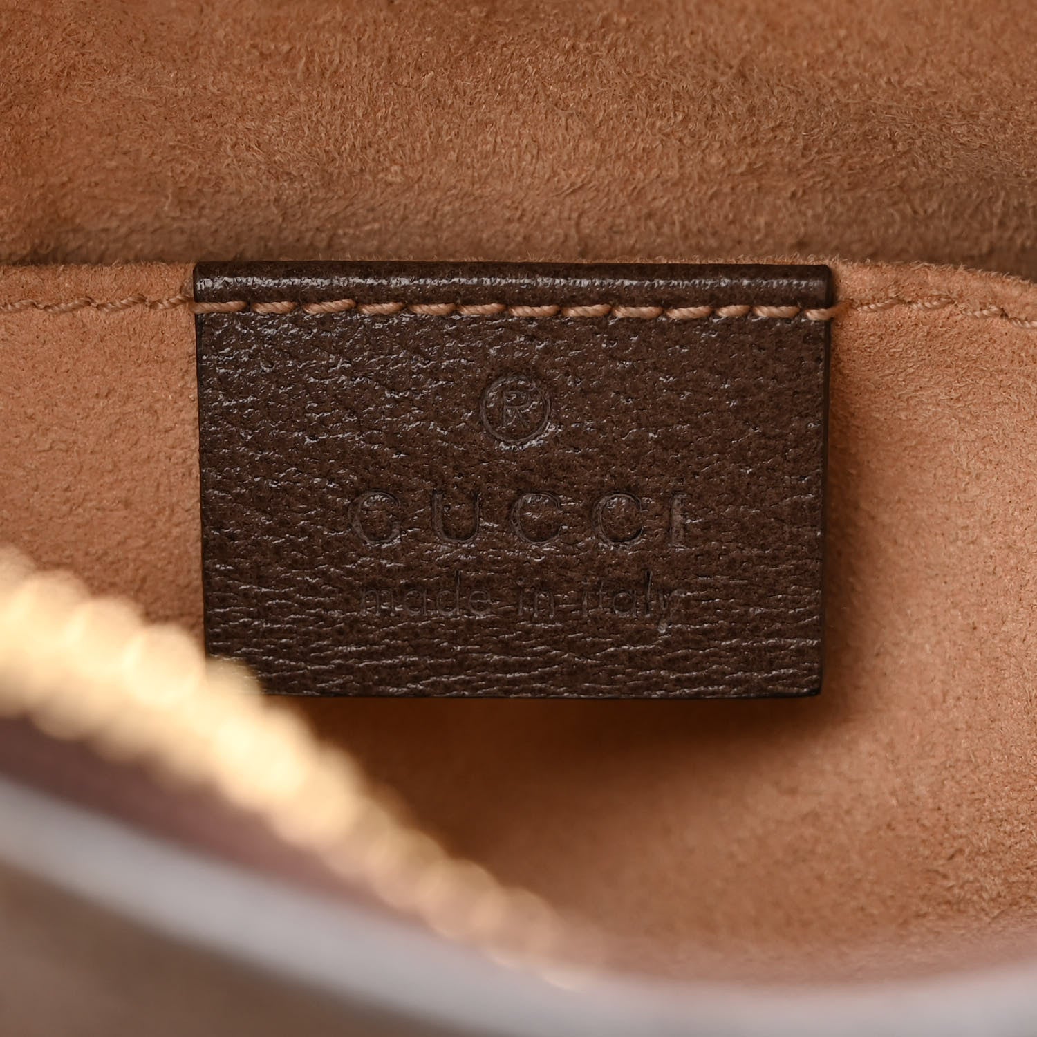 Gucci GG Supreme Monogram Mini Ophidia Top Handle Shoulder Bag Brown 6 of 14