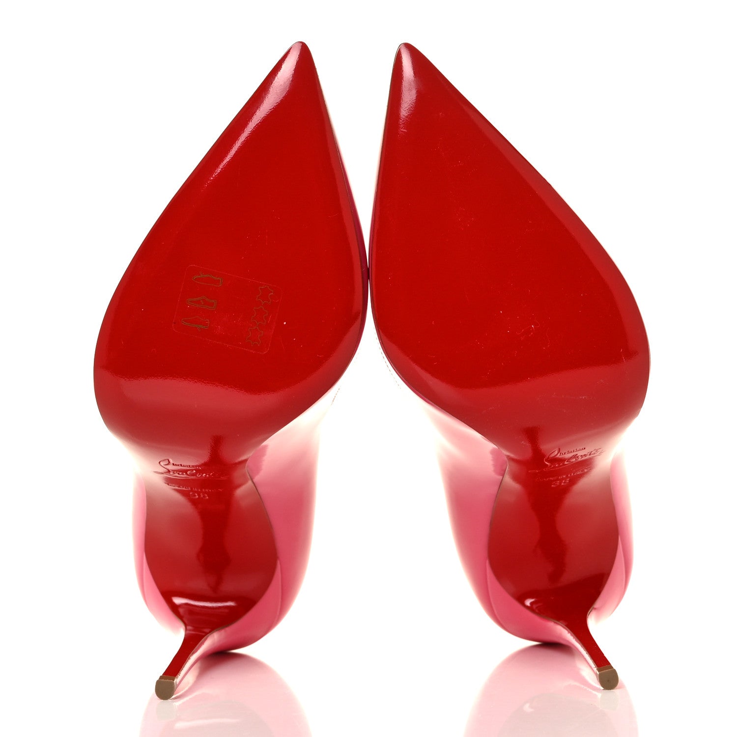 Christian Louboutin Patent Pigalle Follies 100 Pumps 38 Pinky 5 of 8