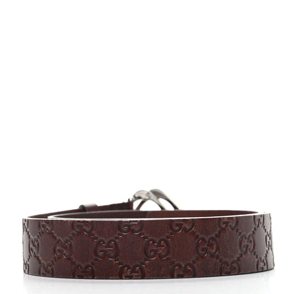 Gucci Guccissima Square G Belt 90 36 Brown 2 of 5