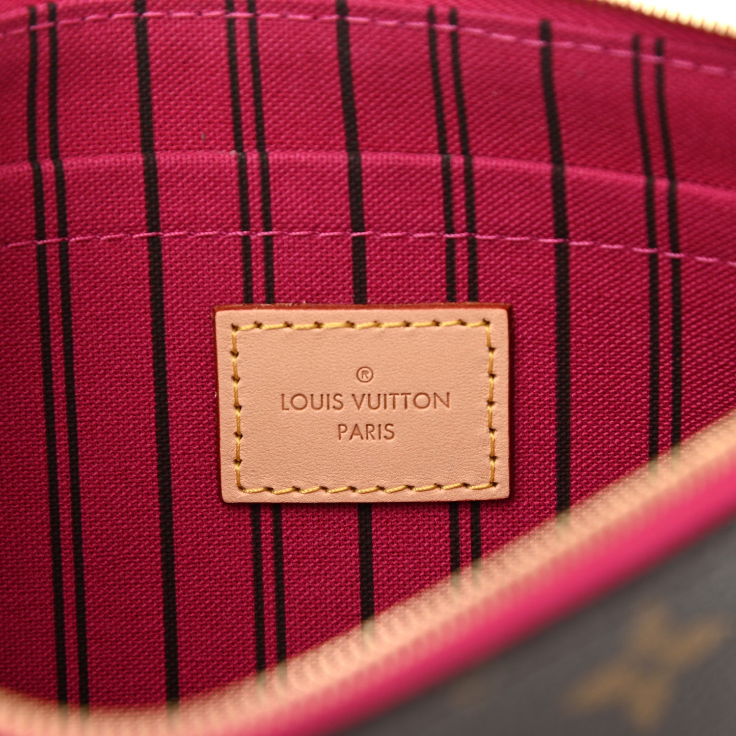 Monogram Neverfull MM GM Pochette Pivoine