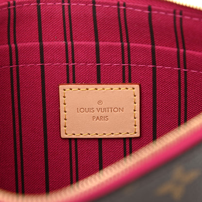 Louis Vuitton Monogram Neverfull MM GM Pochette Pivoine 6 of 6