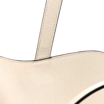 Christian Dior Grained Calfskin Saddle Bag White 13 of 18