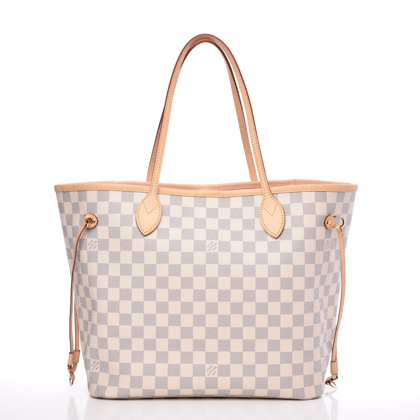 Damier Azur Neo Neverfull MM Rose Ballerine