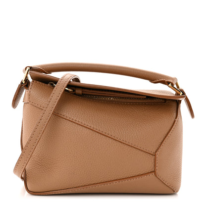 Loewe Calfskin Mini Puzzle Edge Bag Toffee 1 of 9