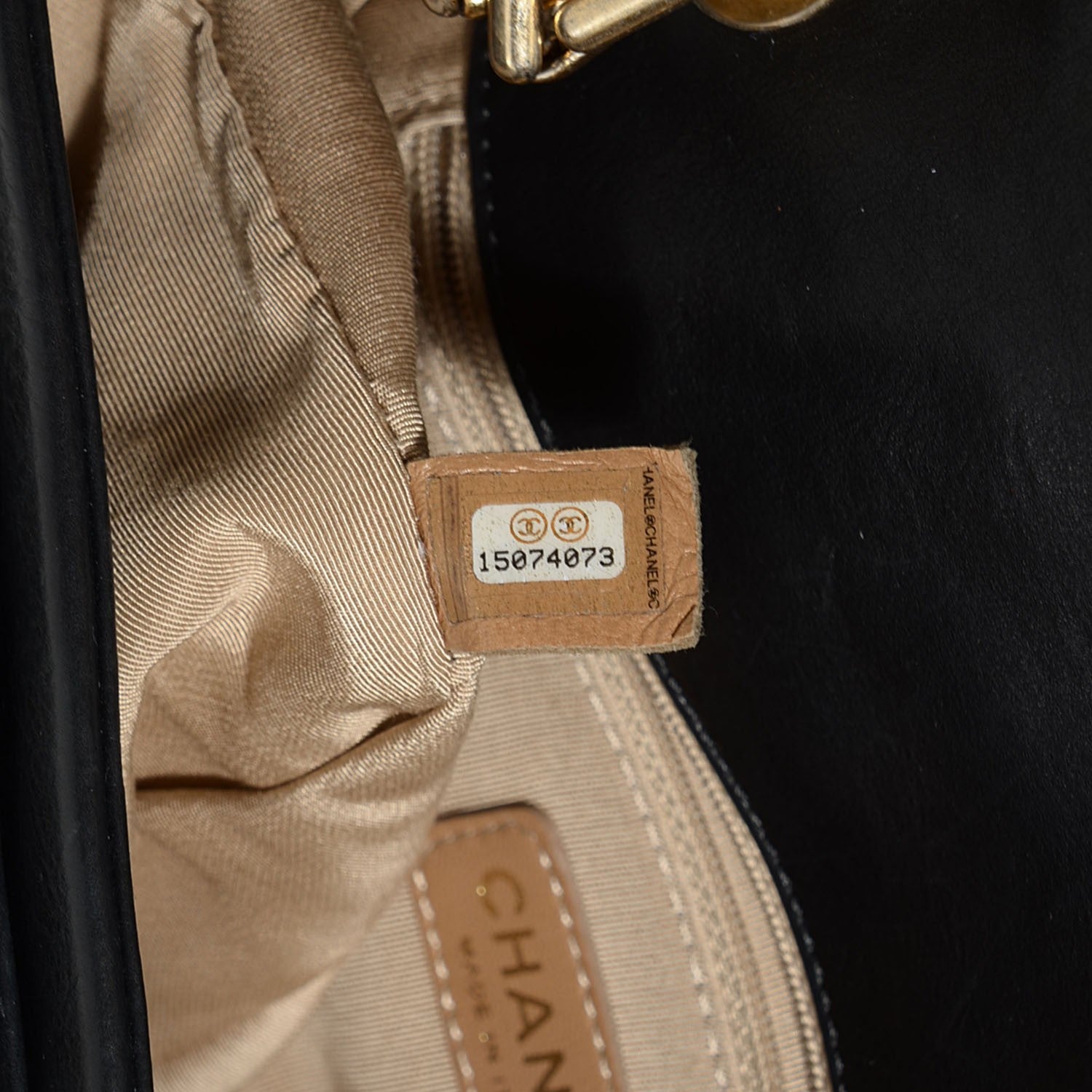 Chanel Calfskin Quilted Retro Chain Flap Black 8 of 9