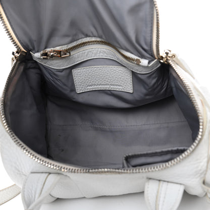 Alexander Wang Pebbled Lambskin Rockie White Gold Hardware 4 of 8