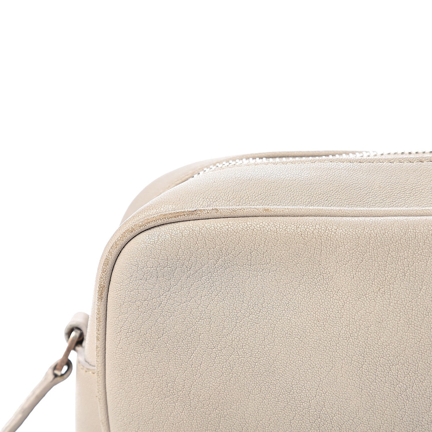 Saint Laurent Calfskin Monogram Lou Camera Bag Icy White 14 of 16