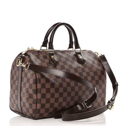 Louis Vuitton Damier Ebene Speedy Bandouliere 30 4 of 9
