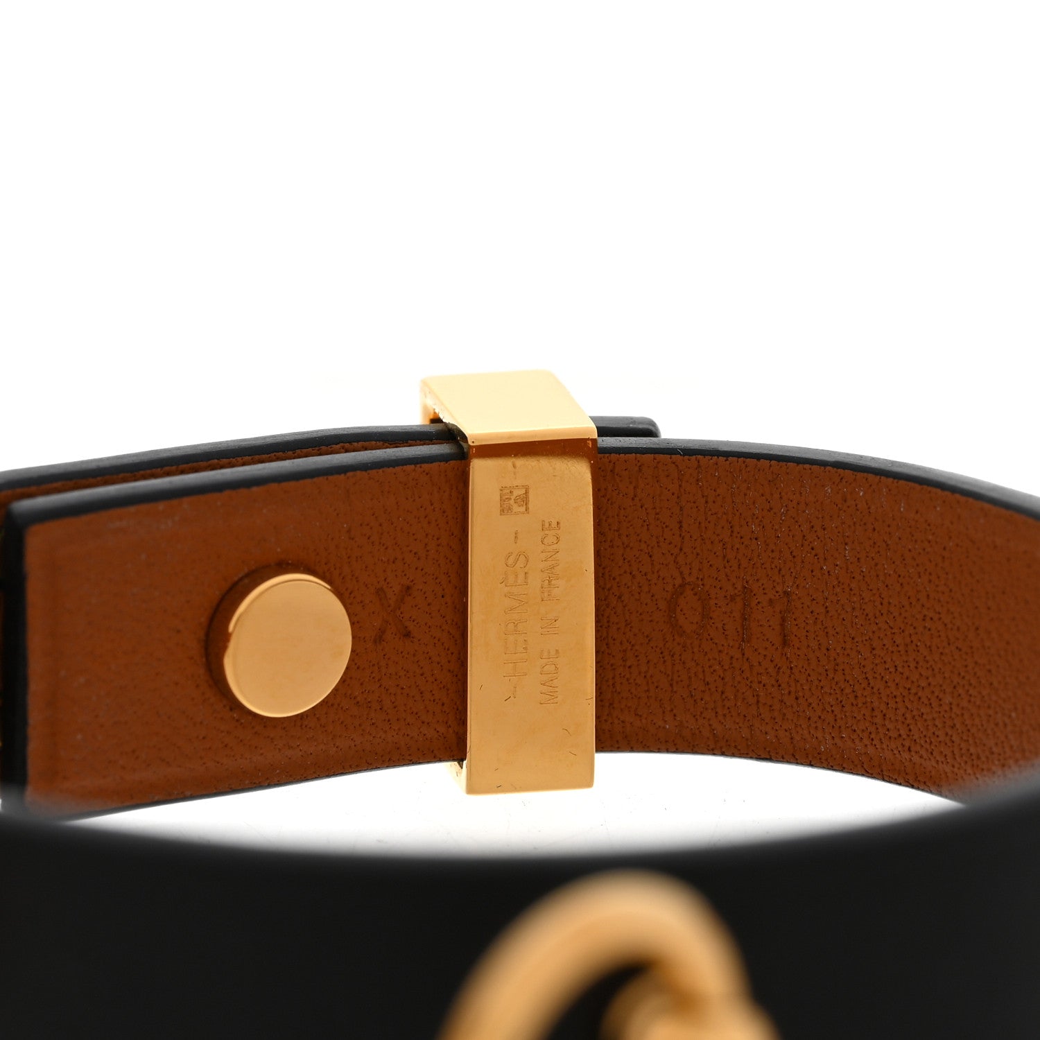 Hermes Swift Mini Dog Rings Bracelet T2 Black 4 of 7