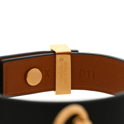 Hermes Swift Mini Dog Rings Bracelet T2 Black 4 of 7