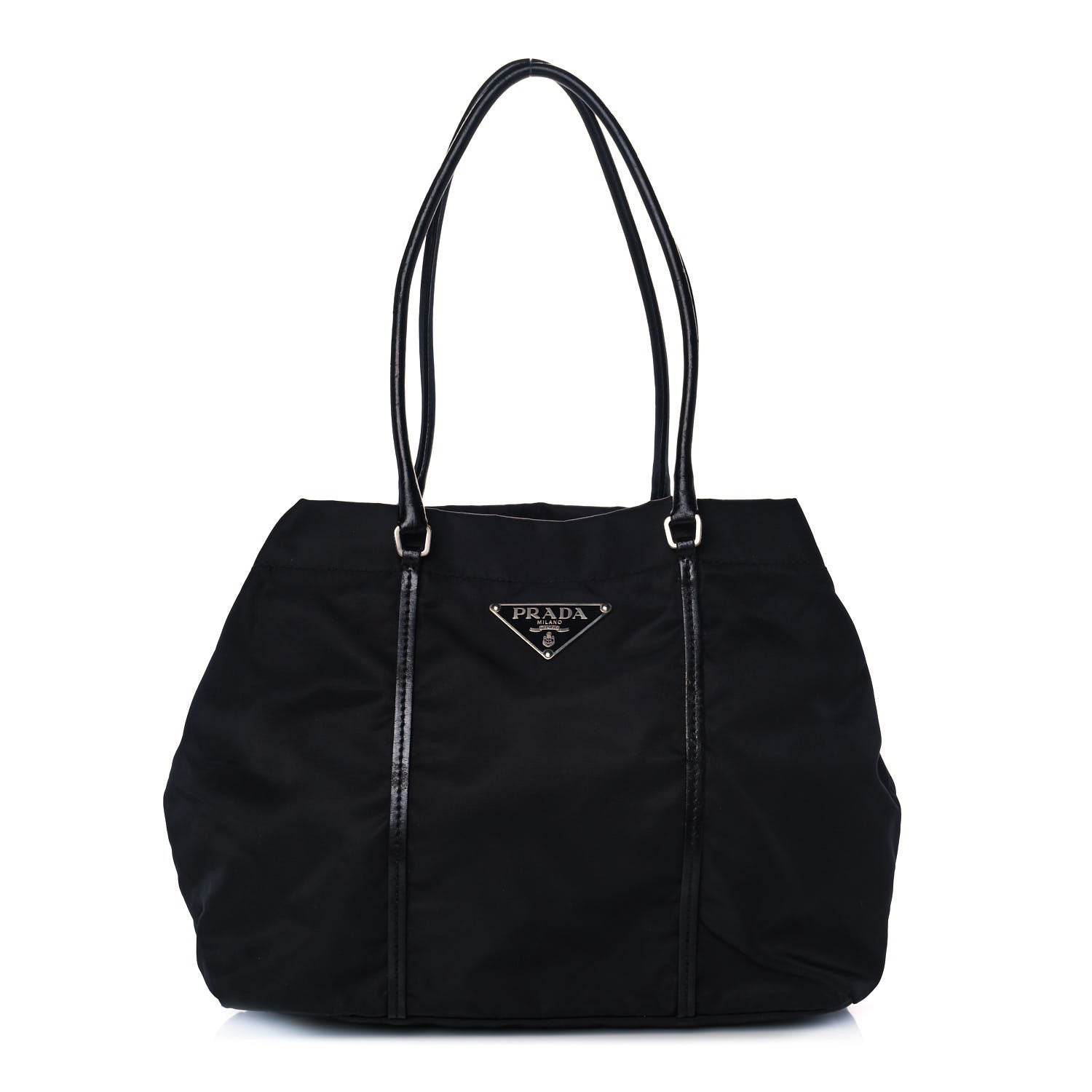 Prada Saffiano Tessuto Nylon Tote Black 1 of 10